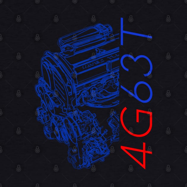 4G63T Lancer Evo Engine by gaplexio